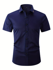 Men's Formal Button Up Shirt for Business Occasion