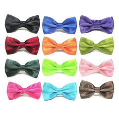 Wine Red Bow Tie Business Formal Wedding Groom Groomsman