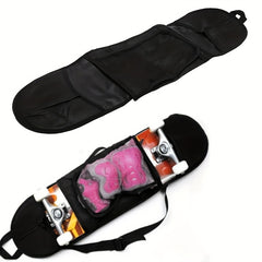 Waterproof Skateboard Carrying Bag with Mesh Pocket