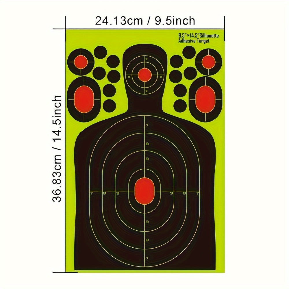 20pcs Reactive Splatter Targets Fluorescent 24 X 36 Self-adhesive
