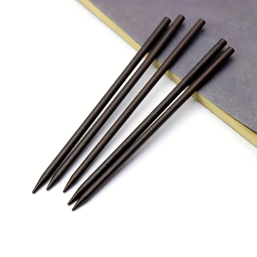 Vintage Wooden Hairpin Chinese Style Bun Hair Accessories For Women Girls
