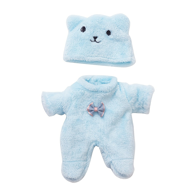 Reborn Baby Doll 7.87 Inch Doll with Clothing and Hat