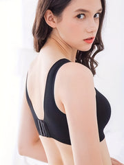 Seamless Wireless Push Up Bra Breathable Comfy Lingerie