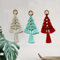3pcs Christmas Tree Knit DIY Kit Home Decor Craft Rope Woven