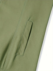 Men's Turndown Collar Chest Pocket Casual Jacket