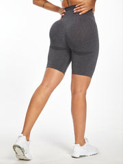 Women's Sports Fitness High Waist Stretchy Biker Shorts