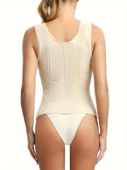 Zipper Shaping Tank Tops Waist Trainer Tummy Control Slimmer Top