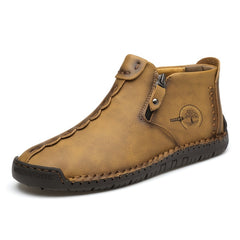Men's Casual Hiking Boots Breathable Side Zip Outdoor All Seasons