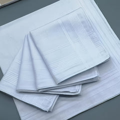 12 Pack Men's Handkerchiefs Soft Lightweight Suits Absorbent Christmas Gift