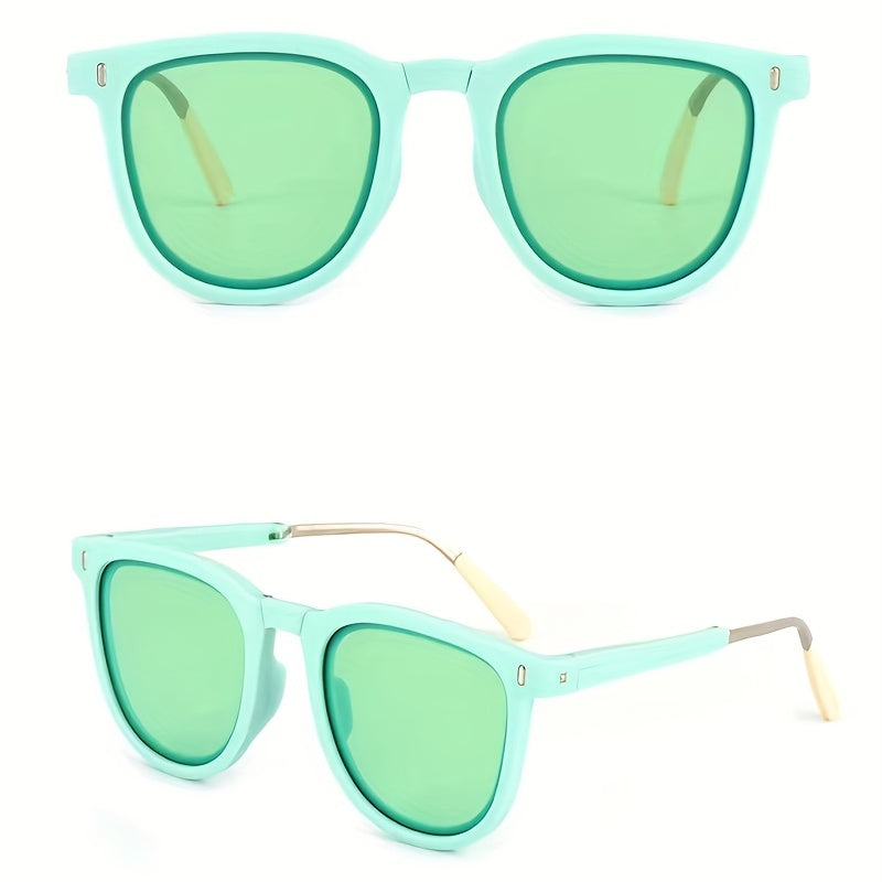 Men's Foldable Sunglasses Outdoor Sports with Case