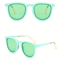 Men's Foldable Sunglasses Outdoor Sports with Case