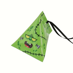 8pcs Halloween Triangle Boxes Chocolate Packaging Party Supplies