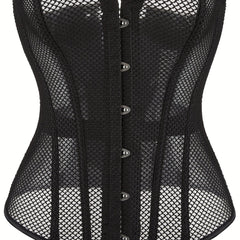 Tummy Control Strapless Corset Top Lace Up Shaping Underwear