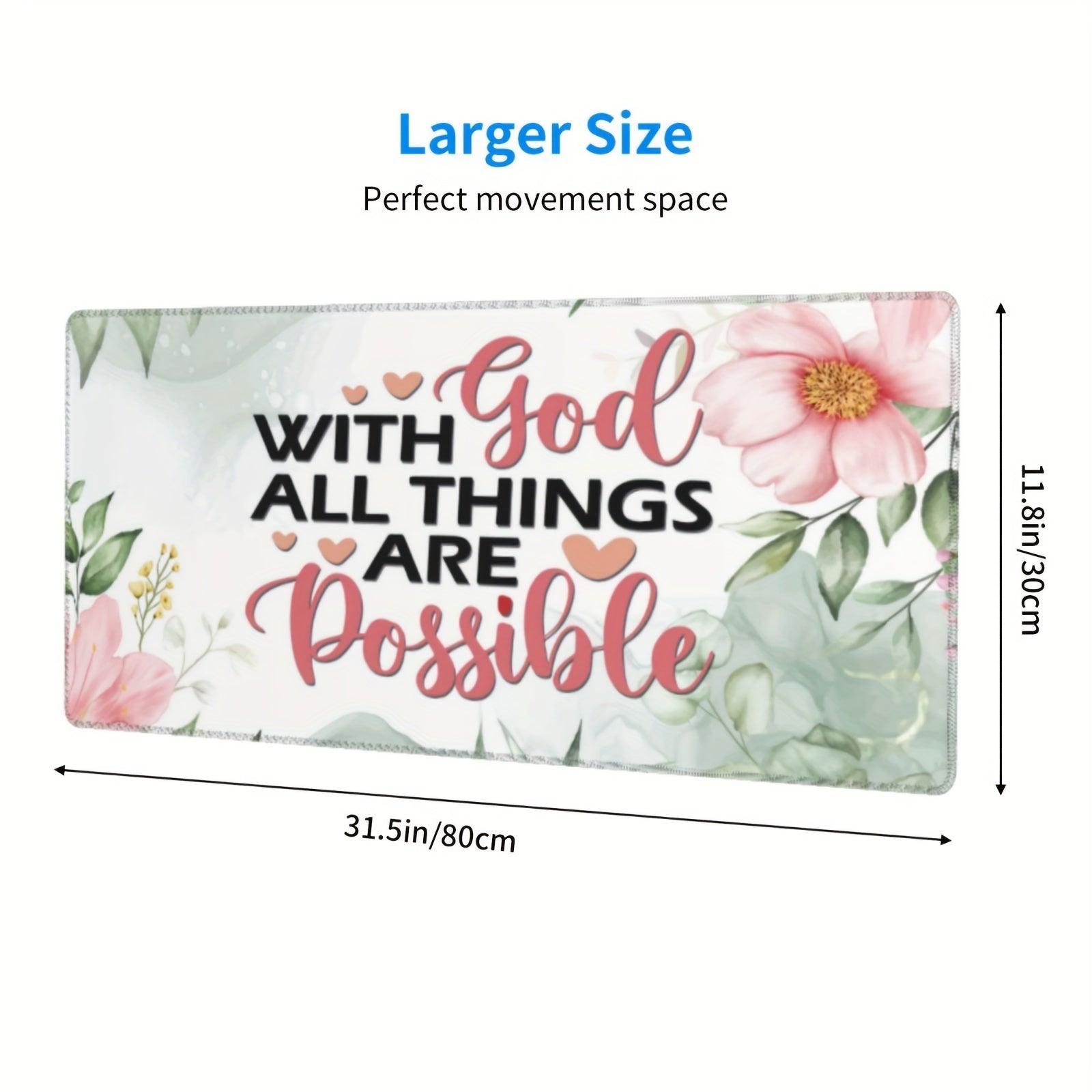 Large Desk Mat Keyboard Mouse Mat Desk Pad Computer Laptop Mousepad