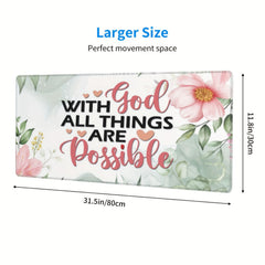 Large Desk Mat Keyboard Mouse Mat Desk Pad Computer Laptop Mousepad