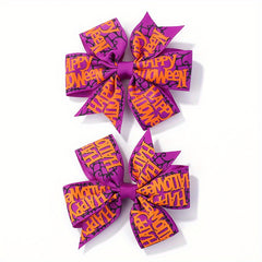 Halloween Kids Bow Hair Clips for Baby Girls, 2pcs