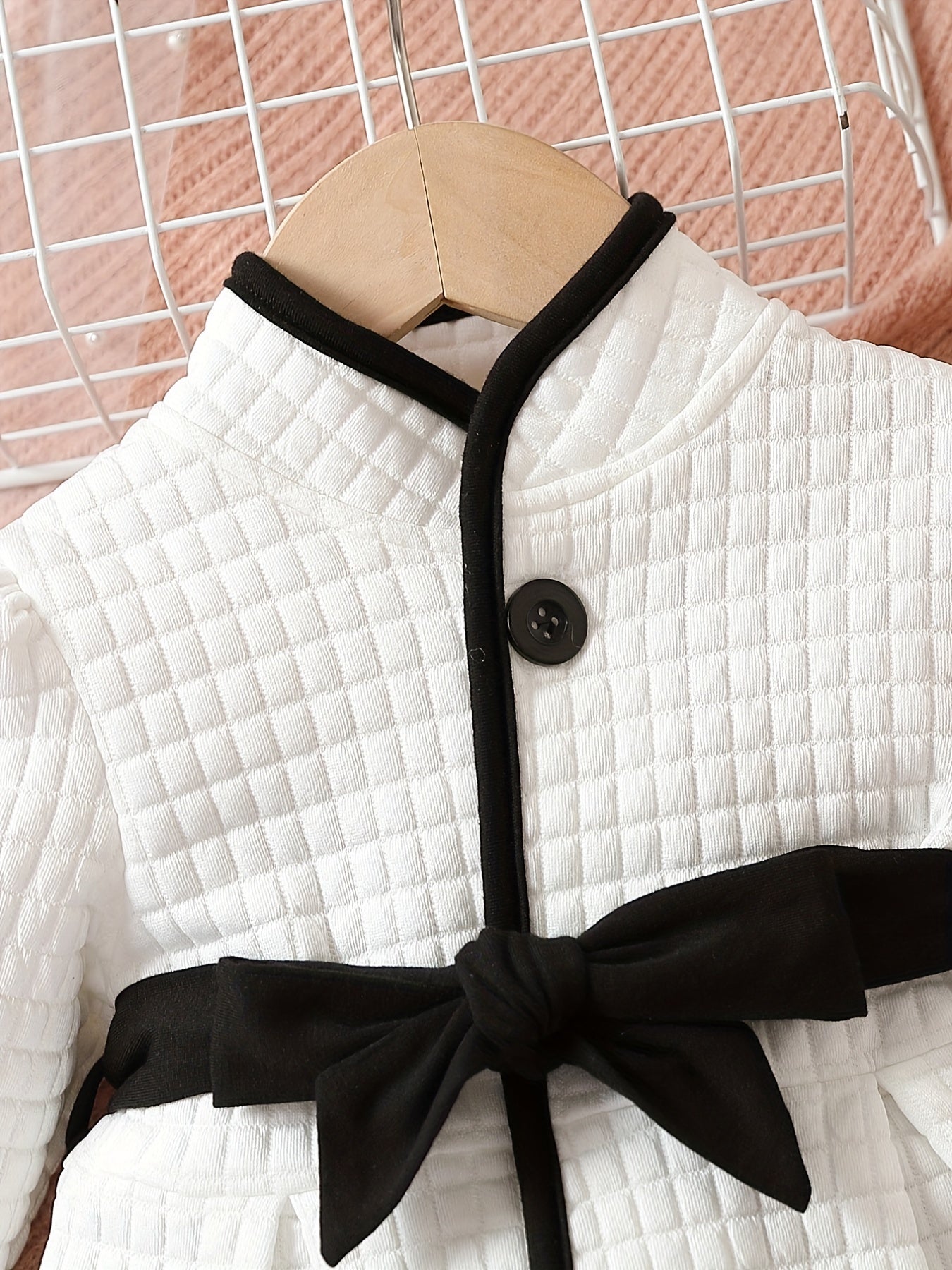 Baby Girls Thermal Belted Dress Set Princess Coat Cardigan