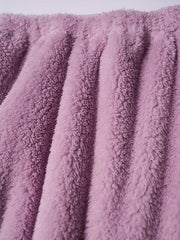 Women's Plus Solid Fleece Flannel Warm Pants