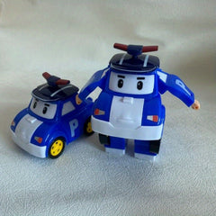 Transform Robot Car Toys Deformation Plastic Model Car Fun Diecasts Toy