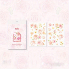 Flower Petal Stickers for DIY Decorations - 2 Sheets