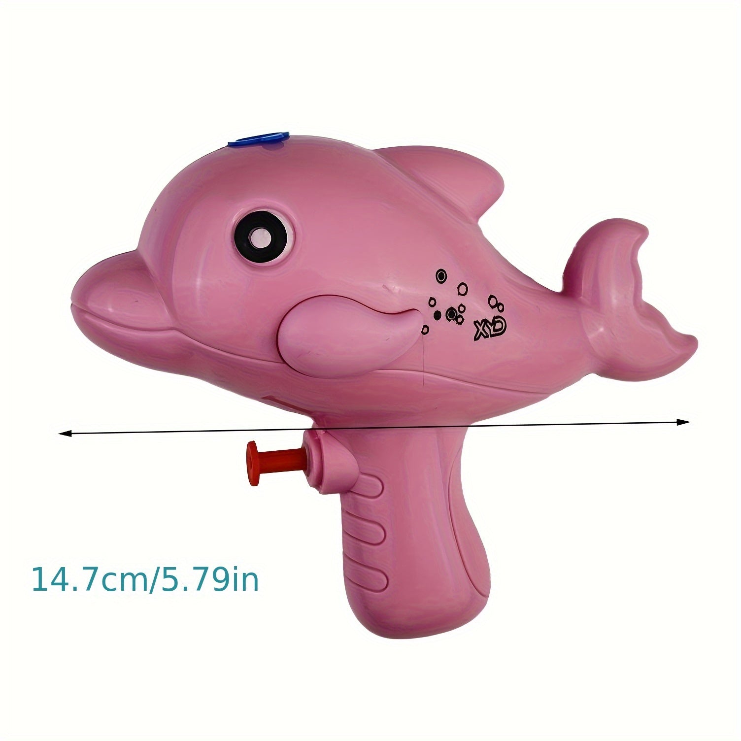 Dolphin Water Gun with Expressive Eyes & Mouth Lightweight Beach & Pool Toy