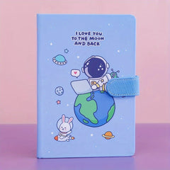 Small Fresh Page Illustration Journal with Notepad