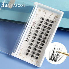 DIY Eyelash Extensions 36 Clusters C D Curl 13 15mm