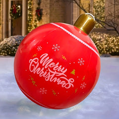 1pc Inflatable Christmas Ball Yard Decoration Toy
