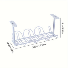 Cable Management Basket for Desk Power Cords