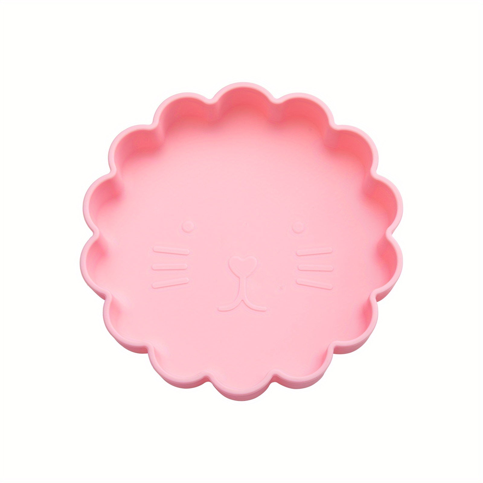 Lion Silicone Baby Plate for 0-24 Months