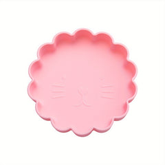 Lion Silicone Baby Plate for 0-24 Months