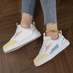Women's Lace-Up Skate Shoes Lightweight Outdoor Sneakers