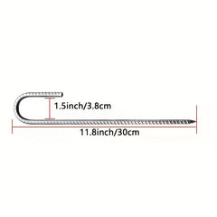 Heavy Duty Steel Ground Anchors 8mm 5/10/20pcs