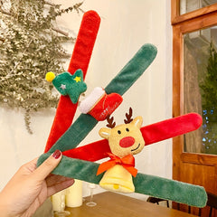 5pcs Christmas Puff Ring Decoration Bracelet Small Gift