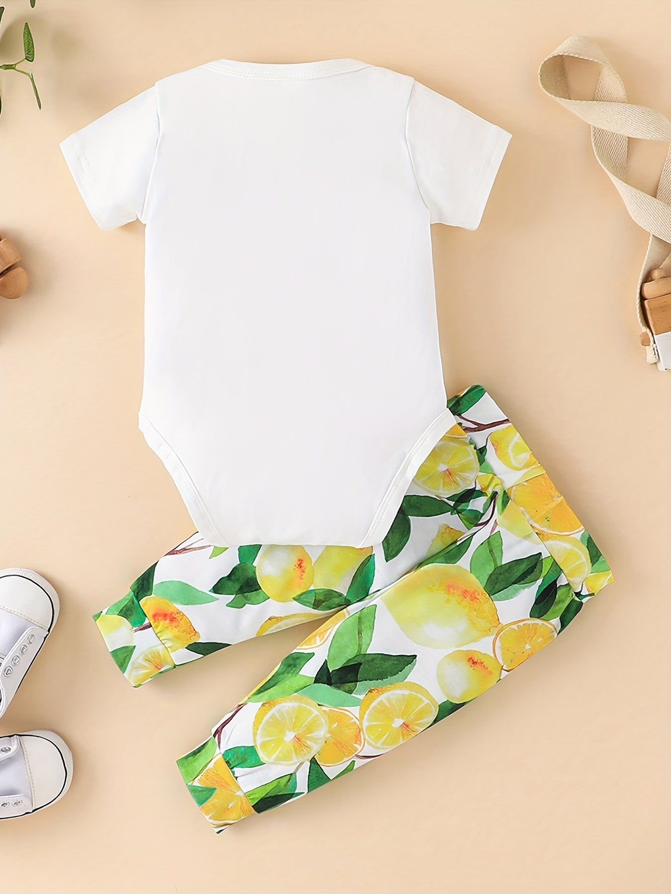 Baby Boys Letter Romper Trousers Set Infant Summer Clothes