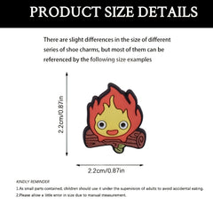 28pcs Cartoon Shoe Charms for Clogs Jigs Slides Sandals PVC Shoe Decorations