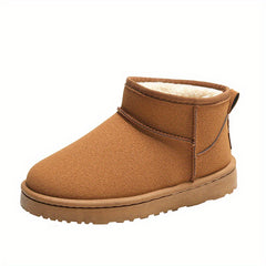 Women's Winter Short Boots Faux Fur Lined Snow Shoes