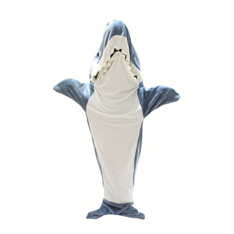 Shark Blanket Pajamas Plush Toy for Adults