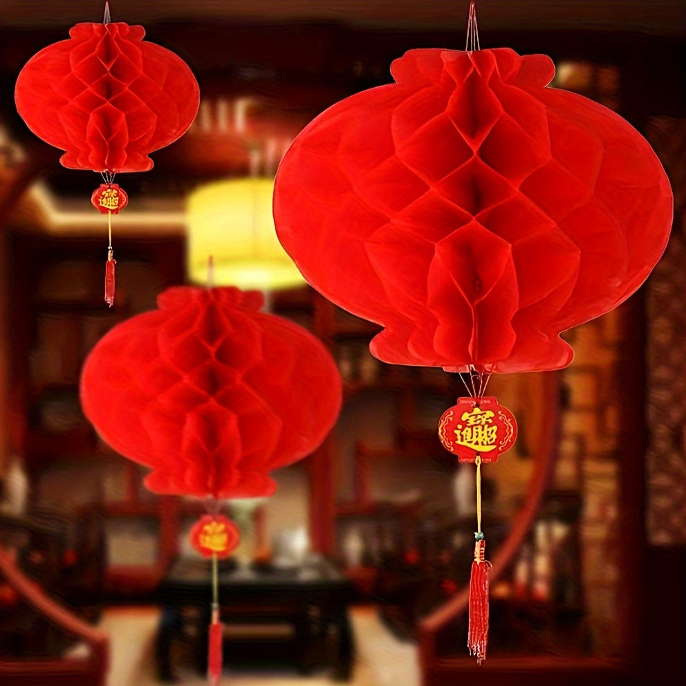 10pcs Honeycomb Small Lantern Wedding Arrangement Outdoor Waterproof Lantern