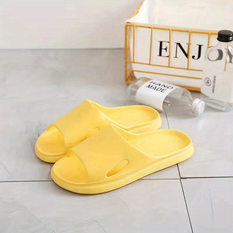 Women's Minimalist Home Slides - Soft Sole, Quick Drying