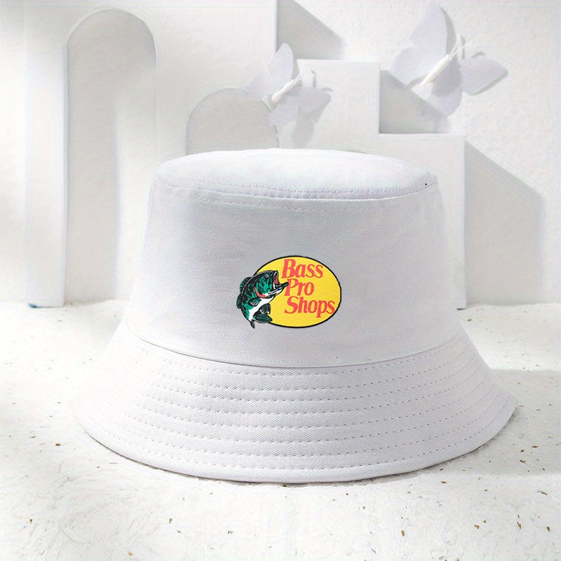 Fish Print Bucket Hat Bright Candy Unisex Basin Hat Hip Hop Couple Beach Hats