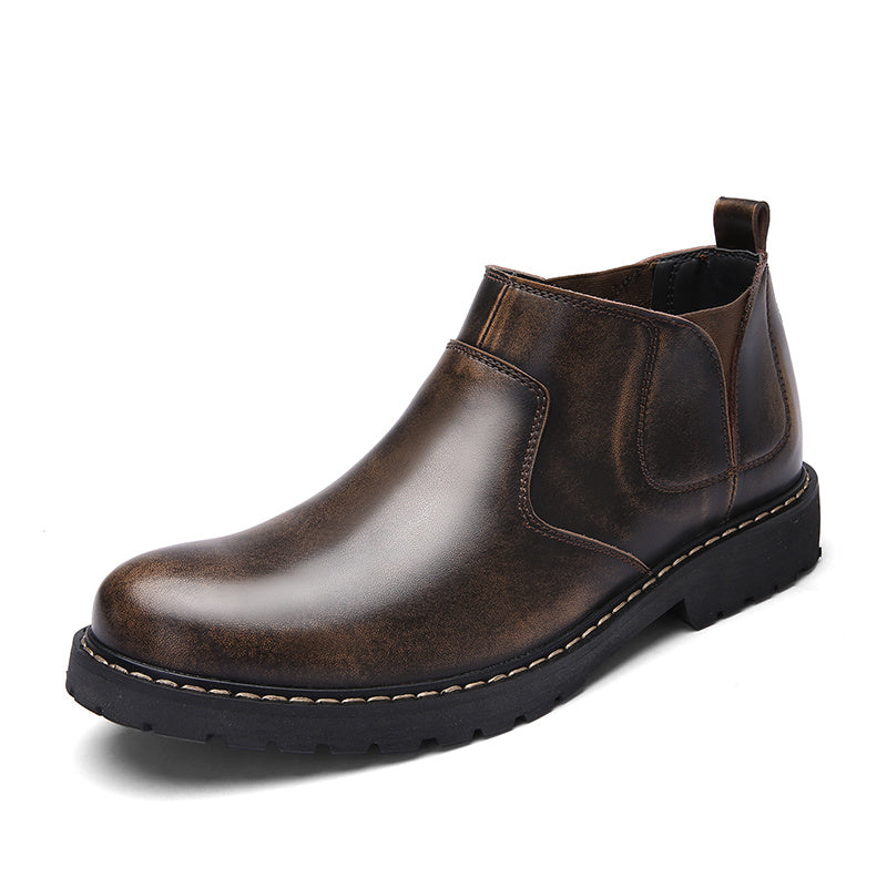 Men's Chelsea Boots Casual Walking Shoes Preppy Style