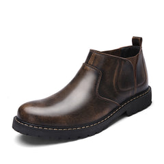 Men's Chelsea Boots Casual Walking Shoes Preppy Style
