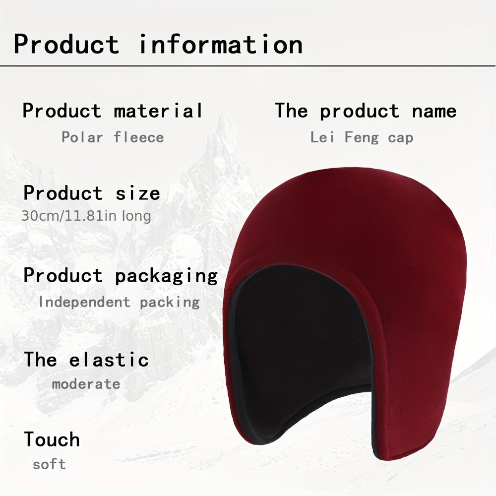 Winter Cycling Warm Cap Polar Fleece Windproof Ear Protection Hat