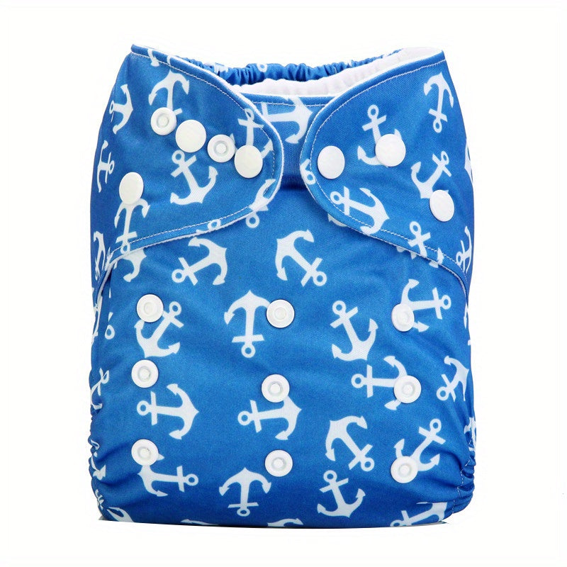 Reusable Baby Cloth Diapers One Size Adjustable Breathable & Washable