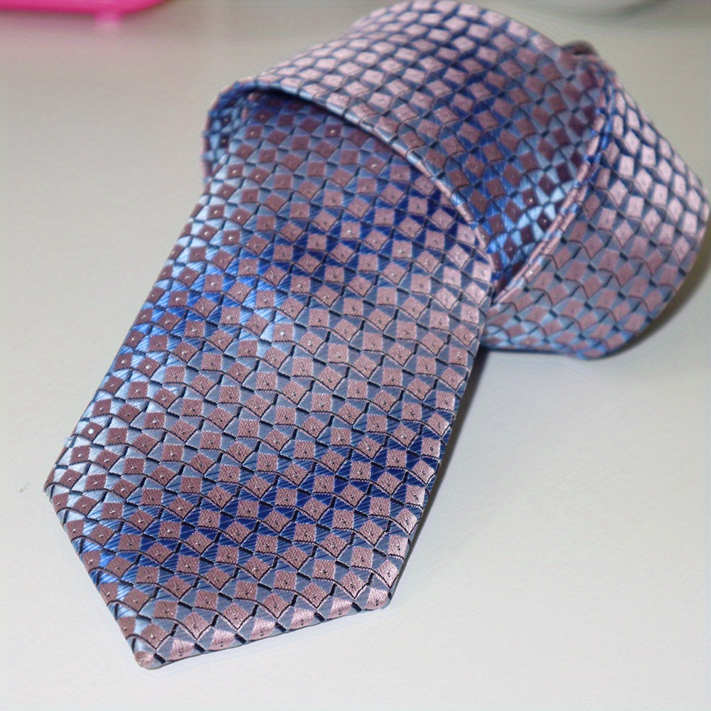 Needle High Men's Business Neck Ties Jacquard Pattern Formal Women 8 0cm