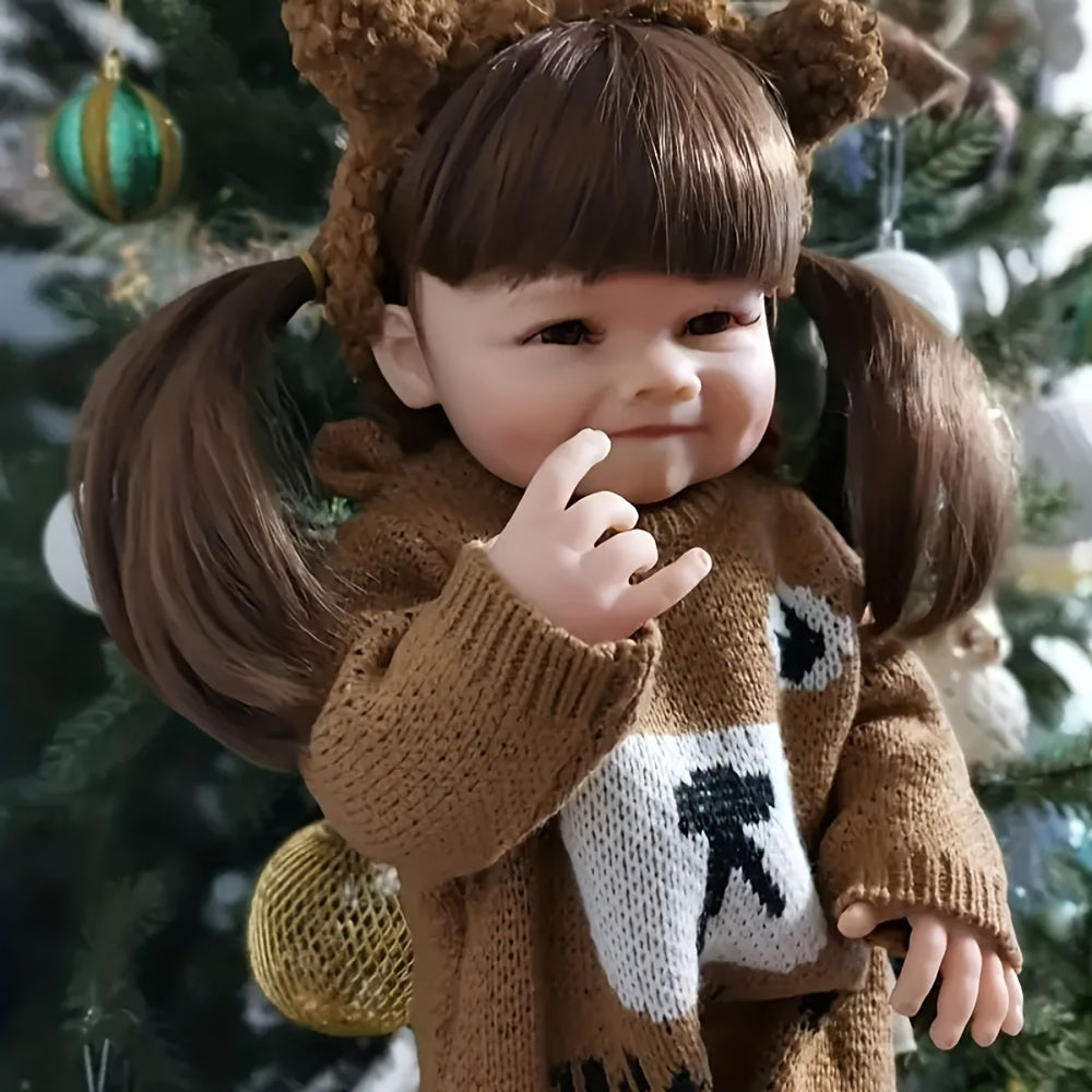 Raya Vinyl Body Doll with NPK55 Fully Covered Hair Toy for Christmas