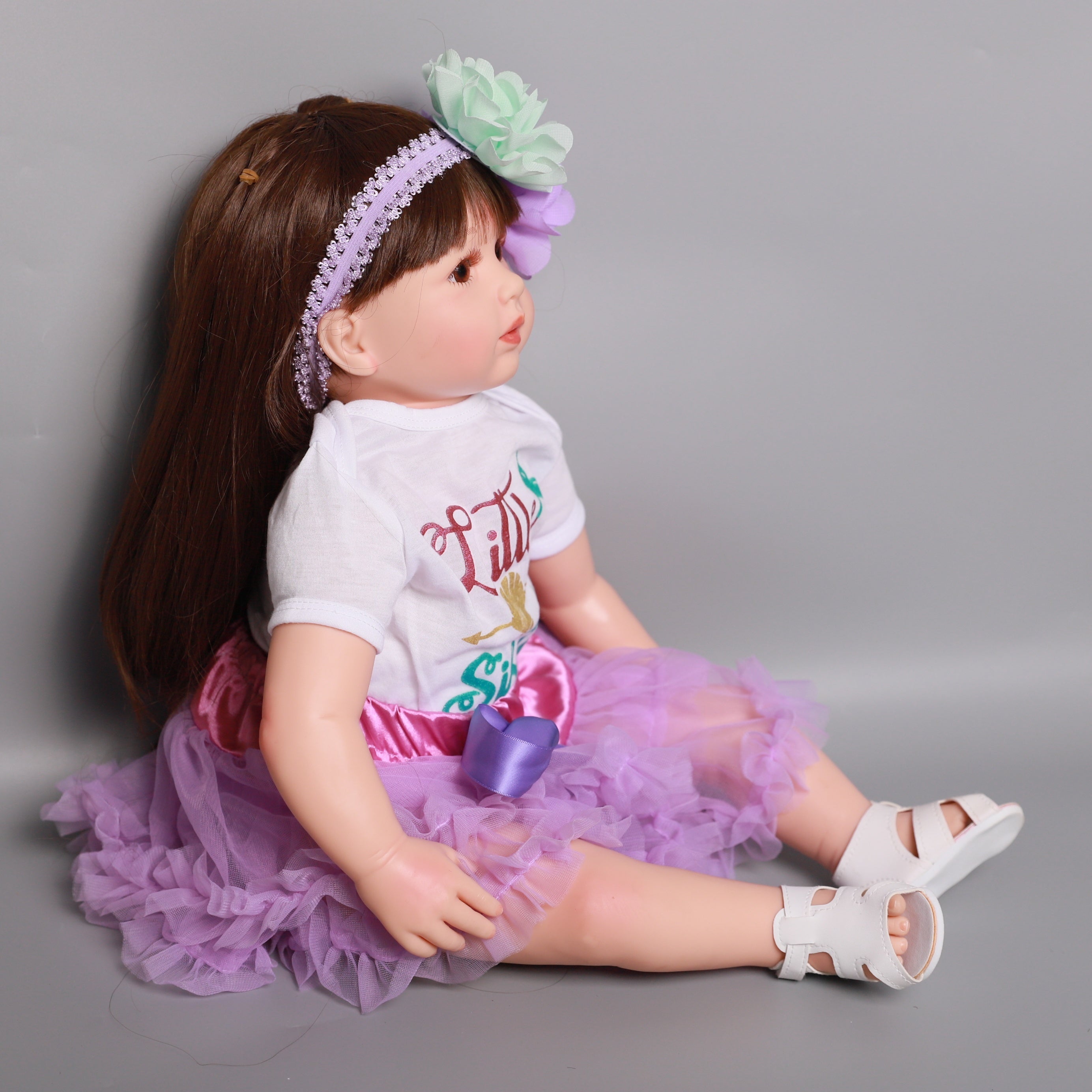 22 Inch Realistic Girl Doll Reborn Doll Newborn Reborn Baby Doll Princess