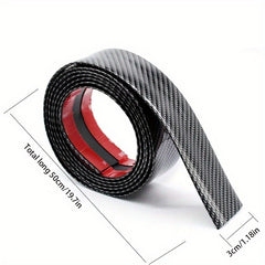 Car Door Entry Guards Carbon Fiber Scratch Cover Protector Strip