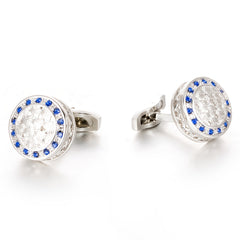 Men's French Shirt Crystal Cufflinks
